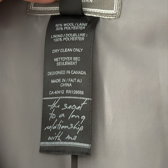 Noel Asmar Equestrian Gray Wool High Collar Equestrian Vest Women's Size XL EUC - Picture 9 of 9